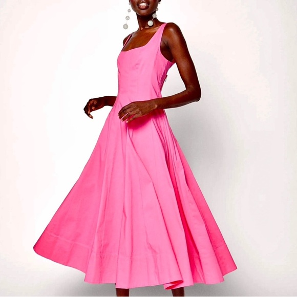 STAUD Dresses & Skirts - Staud Wells Midi Dress Plumeria‎ Size 16